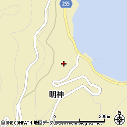 愛媛県西宇和郡伊方町明神81周辺の地図