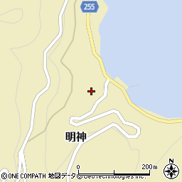 愛媛県西宇和郡伊方町明神79周辺の地図