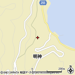 愛媛県西宇和郡伊方町明神90周辺の地図