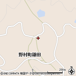 愛媛県西予市野村町鎌田862周辺の地図