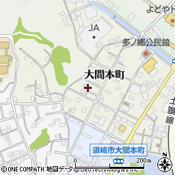 高知県須崎市大間本町周辺の地図