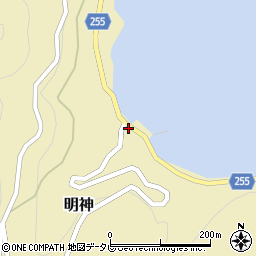 愛媛県西宇和郡伊方町明神43周辺の地図