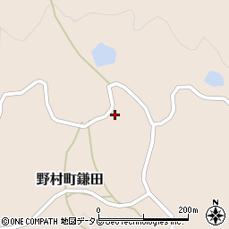 愛媛県西予市野村町鎌田866周辺の地図