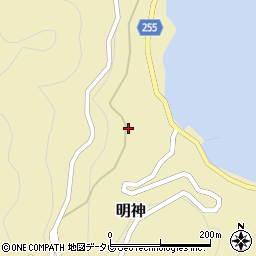 愛媛県西宇和郡伊方町明神117周辺の地図