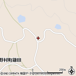 愛媛県西予市野村町鎌田935周辺の地図