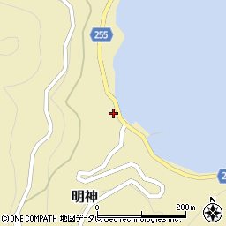 愛媛県西宇和郡伊方町明神105周辺の地図