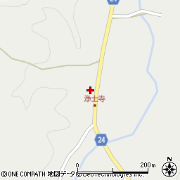 大分県杵築市山香町大字久木野尾2859周辺の地図