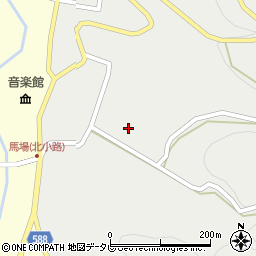 福岡県朝倉市黒松1603周辺の地図