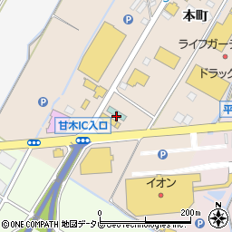 ＨＯＴＥＬ　ＡＺ福岡甘木インター店周辺の地図