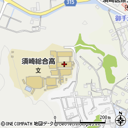 須崎総合高等学校　食堂周辺の地図