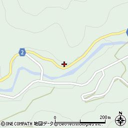 愛媛県西予市城川町窪野2610周辺の地図