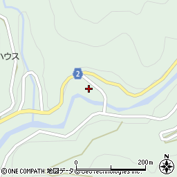愛媛県西予市城川町窪野2579周辺の地図