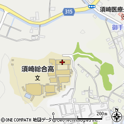 高知県立須崎総合高等学校周辺の地図