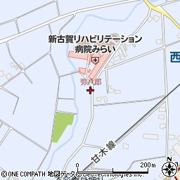 弥八郎周辺の地図