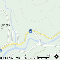 愛媛県西予市城川町窪野2588周辺の地図