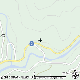 愛媛県西予市城川町窪野2596周辺の地図