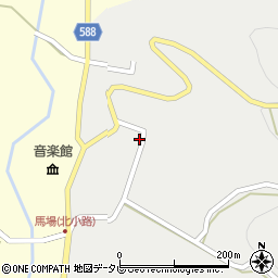 福岡県朝倉市黒松1625周辺の地図