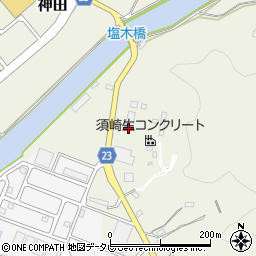 須崎生コンクリート株式会社周辺の地図
