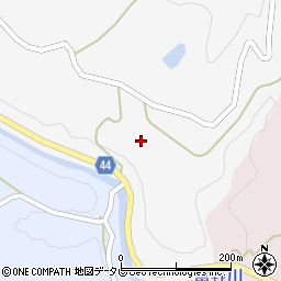愛媛県西予市野村町高瀬34周辺の地図