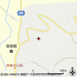 福岡県朝倉市黒松1576周辺の地図