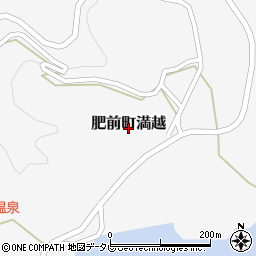 佐賀県唐津市肥前町満越周辺の地図