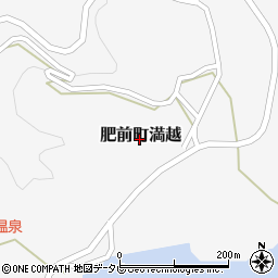 佐賀県唐津市肥前町満越周辺の地図