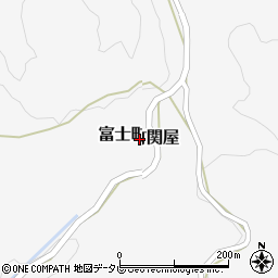 佐賀県佐賀市富士町大字関屋周辺の地図