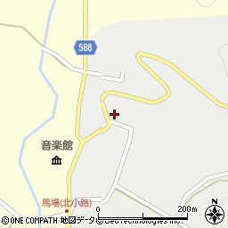 福岡県朝倉市黒松1558周辺の地図