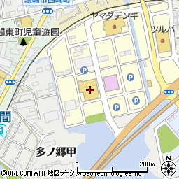 ホームセンターコーナン須崎店周辺の地図