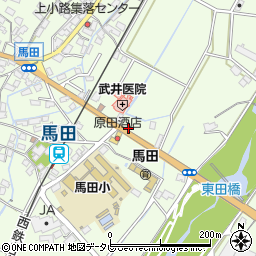 まちのくすり屋さん　朝倉店周辺の地図
