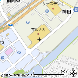 マルナカ須崎店周辺の地図