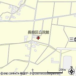 長畑区公民館周辺の地図
