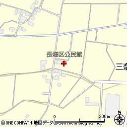 長畑区公民館周辺の地図