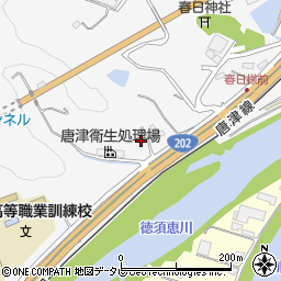 佐賀県唐津市養母田205周辺の地図