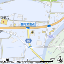 大分トヨタ自動車杵築店周辺の地図