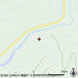 愛媛県西予市城川町窪野6465周辺の地図