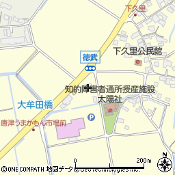 ファミリーマート唐津久里店周辺の地図