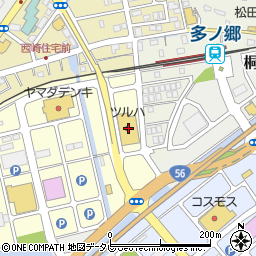 ツルハドラッグ須崎東店周辺の地図