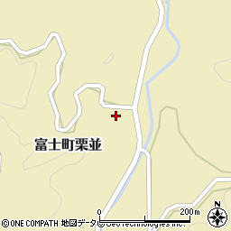 佐賀県佐賀市富士町大字栗並2382-1周辺の地図