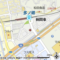 高知県須崎市桐間東周辺の地図