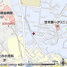 福岡県朝倉市頓田538-6周辺の地図