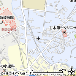 福岡県朝倉市頓田571-7周辺の地図