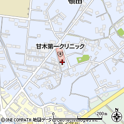 福岡県朝倉市頓田596周辺の地図