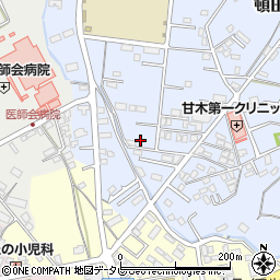 福岡県朝倉市頓田571周辺の地図