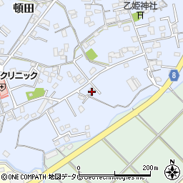 福岡県朝倉市頓田140周辺の地図