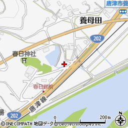 佐賀県唐津市養母田345-1周辺の地図