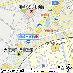 ローソン須崎西崎店周辺の地図