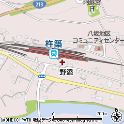 ＪＲ杵築駅市営駐車場周辺の地図