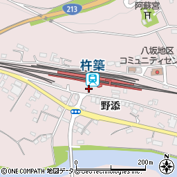 ＪＲ九州レンタカー＆パーキング杵築駅日極駐車場周辺の地図