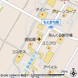 ネッツトヨタ福岡甘木店周辺の地図
